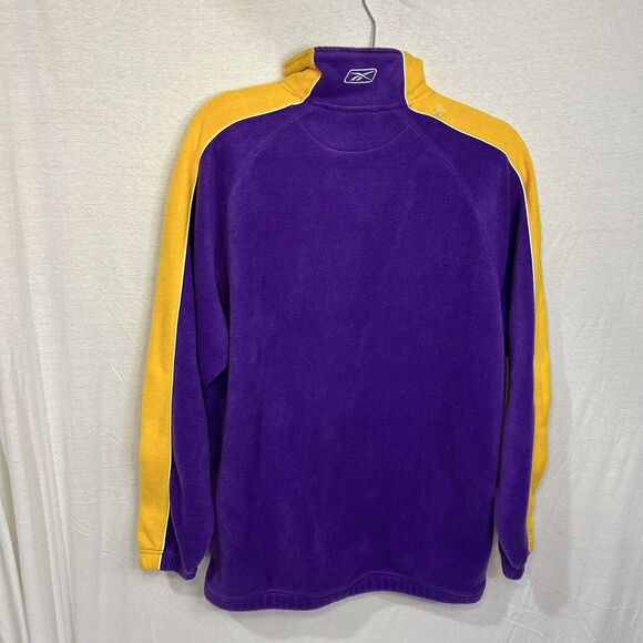 reebok Minnesota Vikings 1/4 Zip Fleece pullover Youth size XL With Pockets - Picture 8 of 11